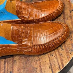 MOKA CROCO CAMEL