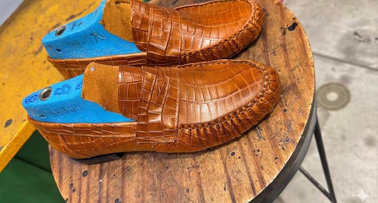 MOKA CROCO CAMEL